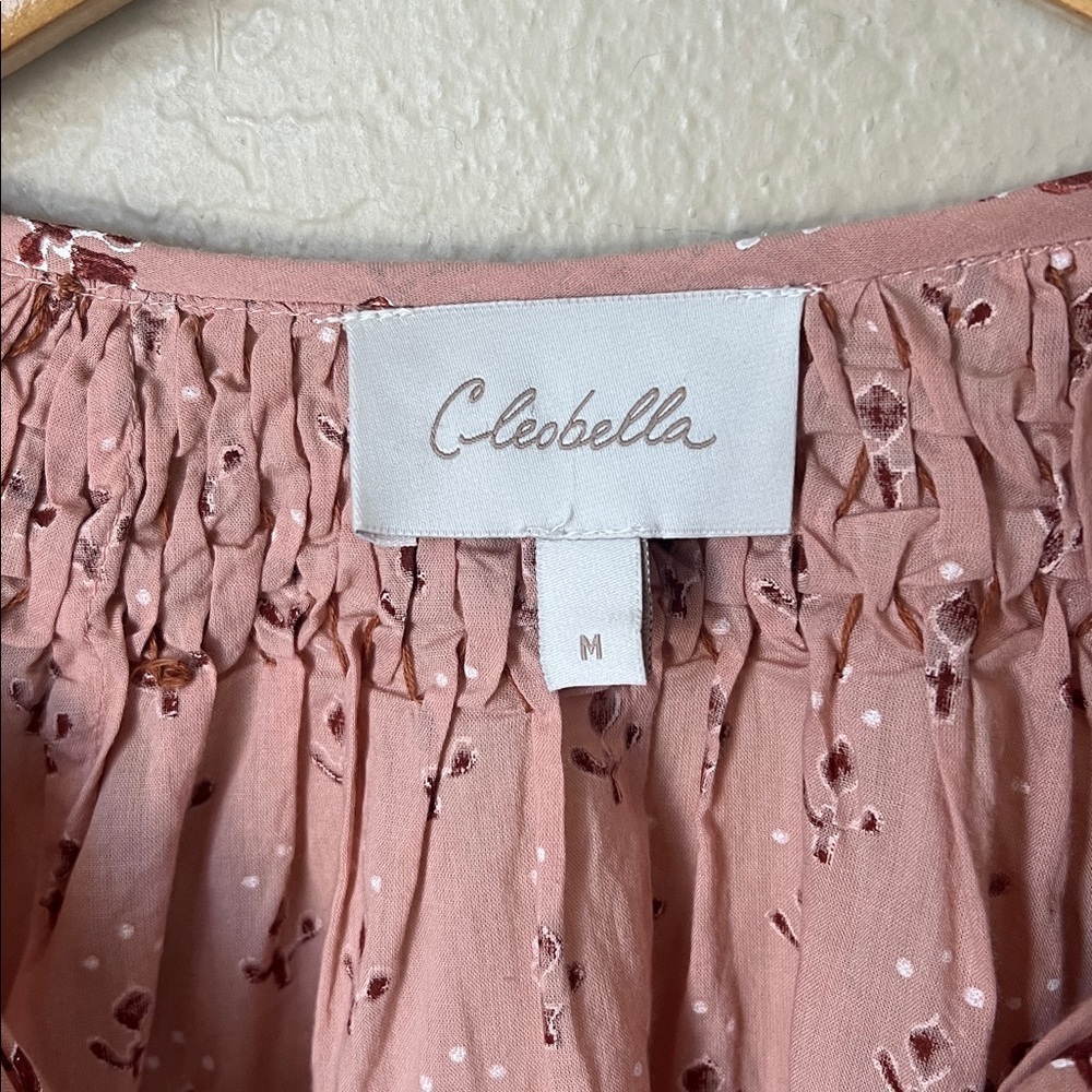 Cleobella mauve rue peasant blouse - Picture 5 of 9